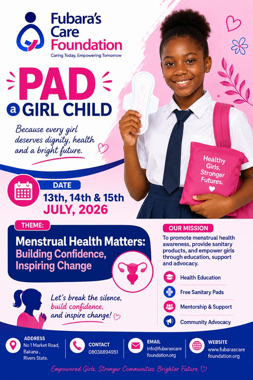 Pad a Girl Child — Menstrual Health Matters flyer