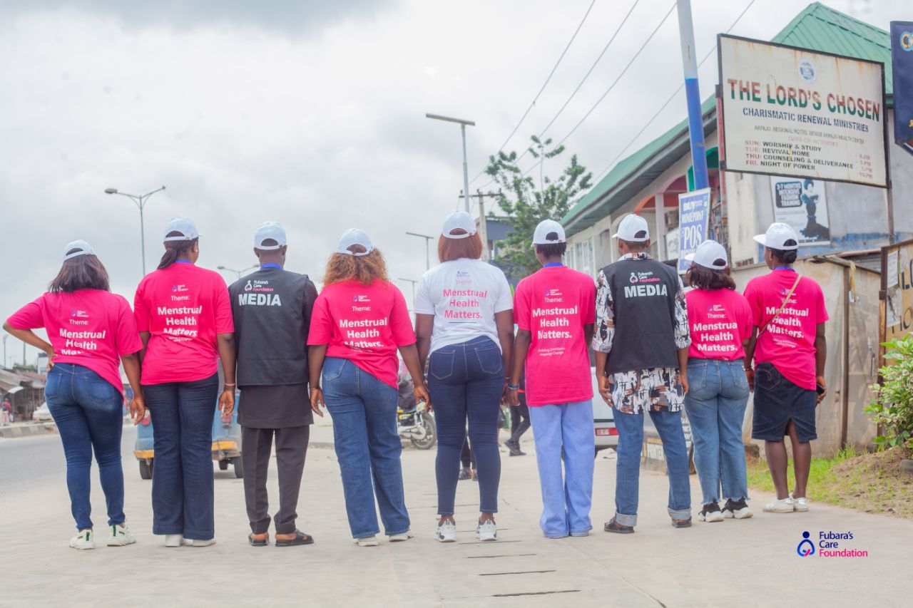 Menstrual Health Matters awareness walk through Opobo Town