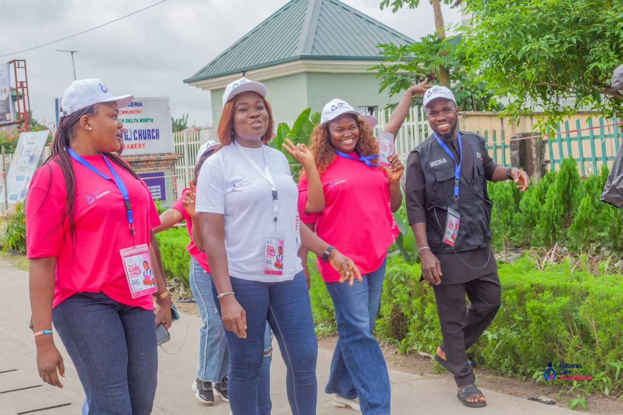 Community sensitisation walk for menstrual health