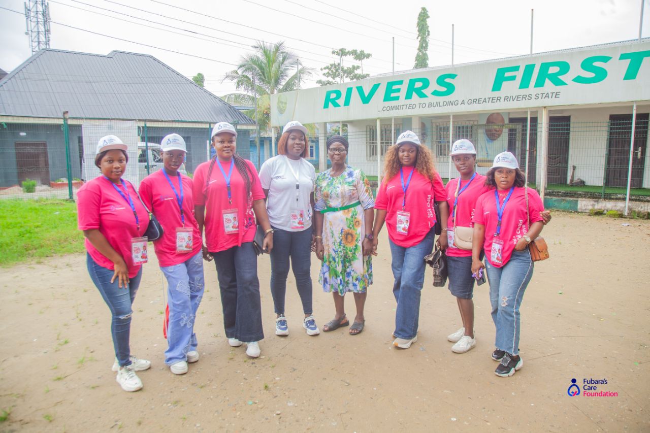 The Fubara's Care Foundation team during the Opobo Town outreach, Rivers State