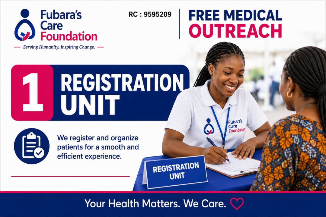 Free Medical Outreach — Registration Unit
