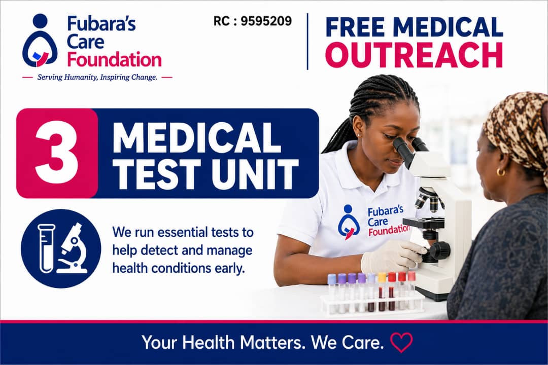 Free Medical Outreach — Medical Test Unit