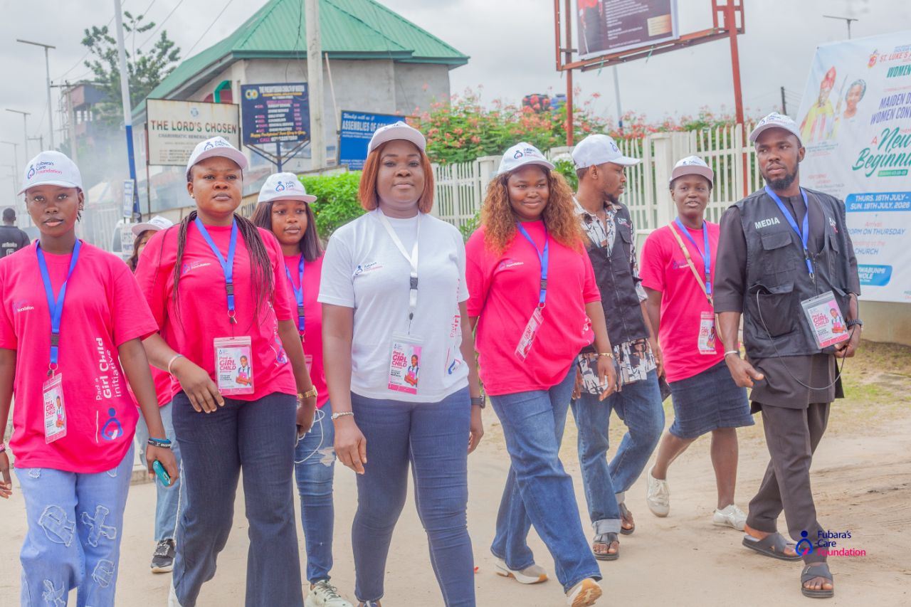 Awareness walk with the Fubara's Care Foundation team, Rivers State